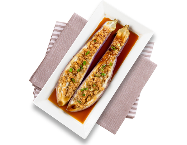 Recipe Steamed Eggplant with Garlic