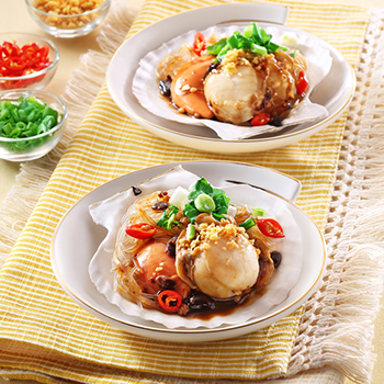 Recipe Steamed Scallops with Black Bean Garlic Sauce