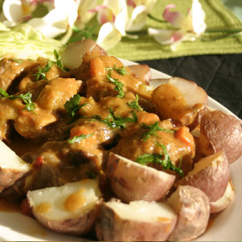 Recipe Stew Lamb Shank with Chili Garlic Sauce