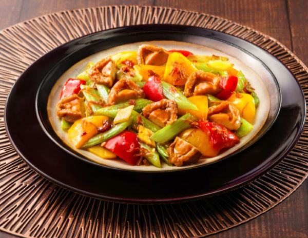 Recipe Stir-fried Abalone with Celery in XO Sauce