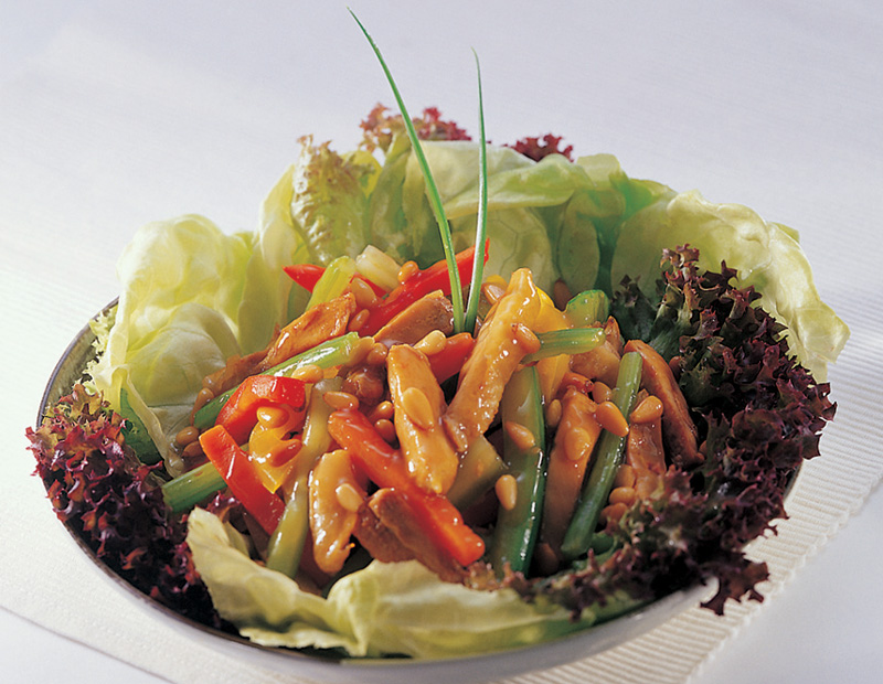 Recipe Stir-Fried Chicken and Pine Nuts