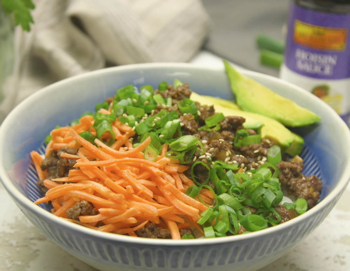 Recipe Stir Fry Honey Hoisin Beef Bowl