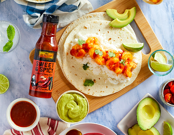 Recipe Sweet  Spicy Shrimp Burritos