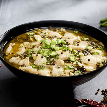 Recipe Szechuan Style Fish with Pickled Mustard Greens S