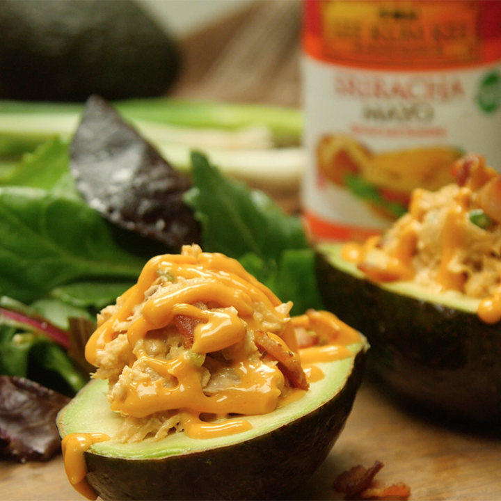Recipe Tuna Stuffed Avocado with Bacon S