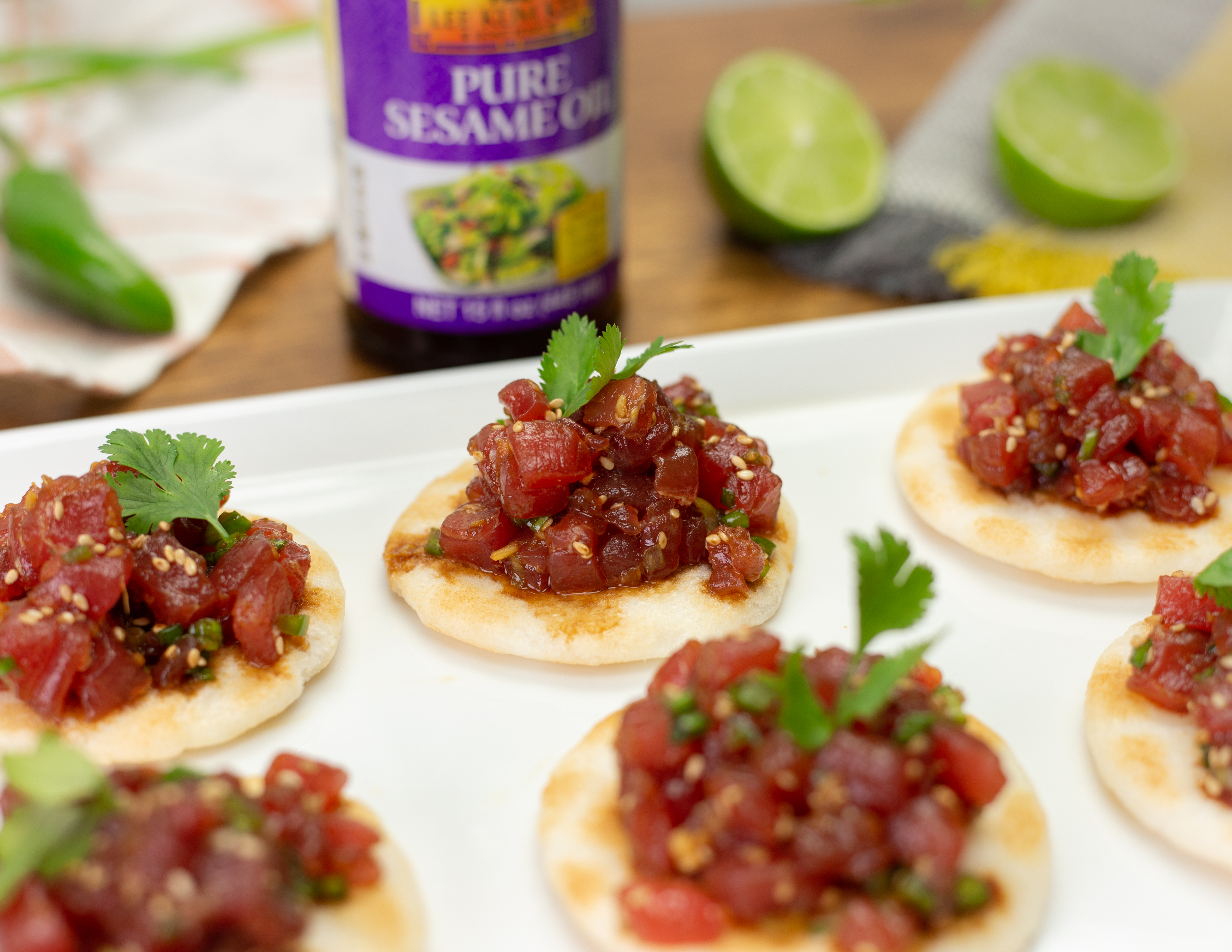 Recipe Tuna Tartare with Sesame, Chili and Ginger