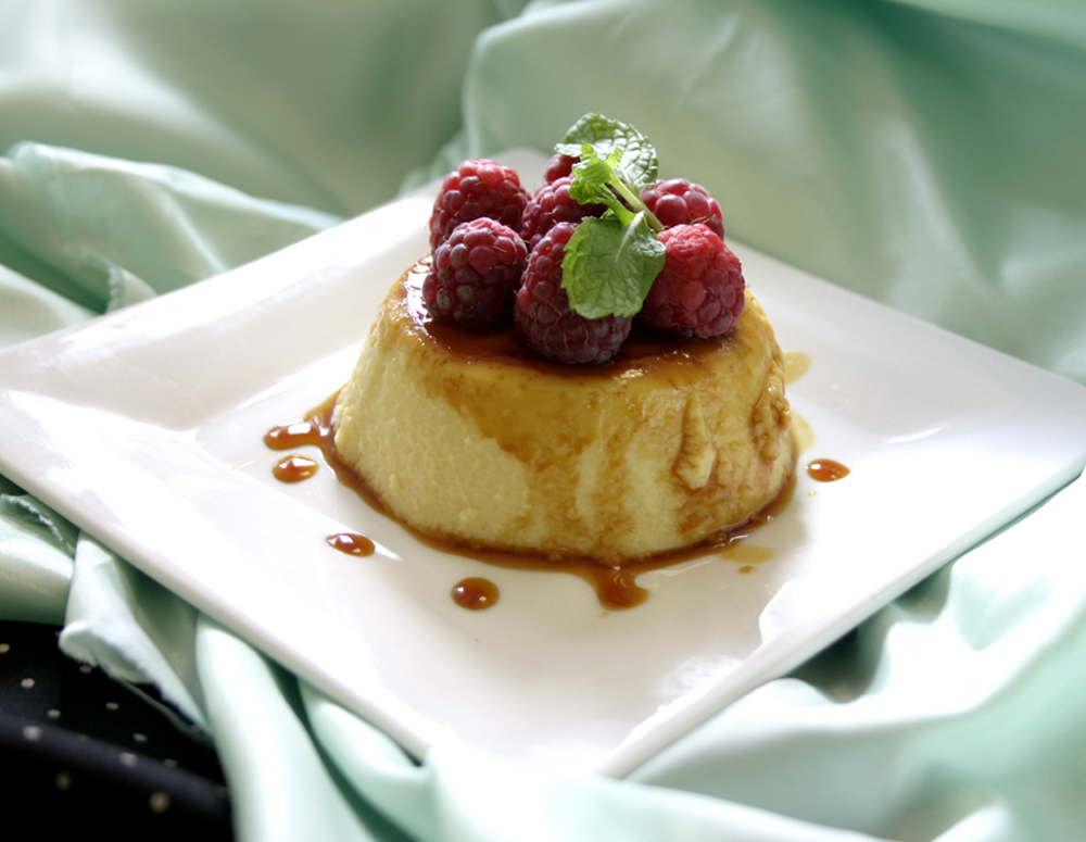 Recipe Vanilla Custard with Lee Kum Kee Plum Sauce