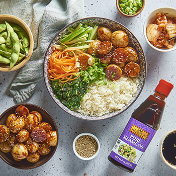 Vegan Korean Potato Bowl