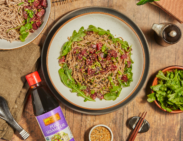 Recipe Vegan Poke Soba Salad