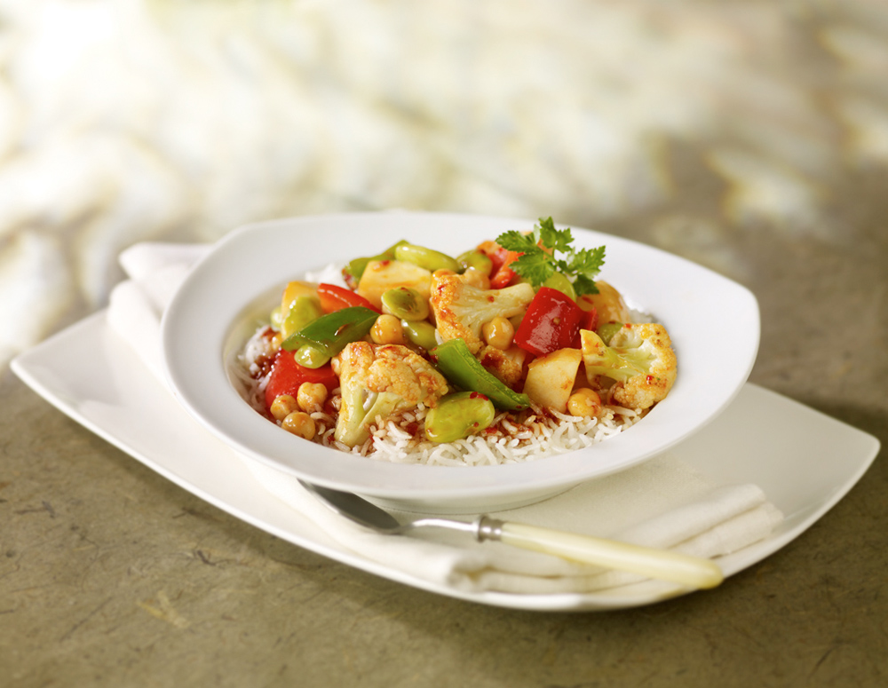 Recipe Vegetarian Stew Over Rice