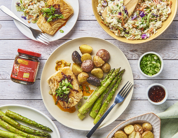 Recipe Pan Seared Cod with Chili Garlic Oil_c