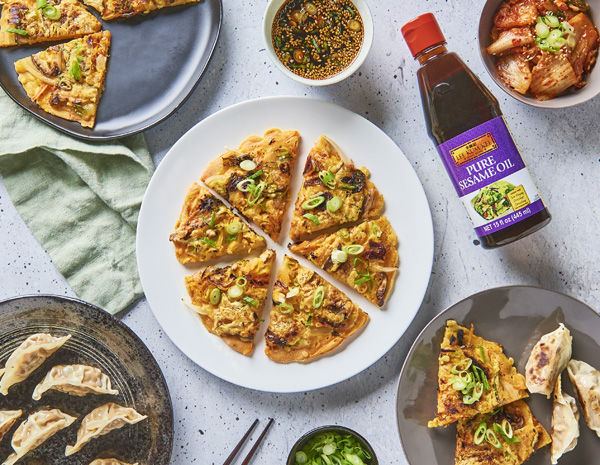 Recipe Vegetarian Vegetable and Kimchi Pancakes_c