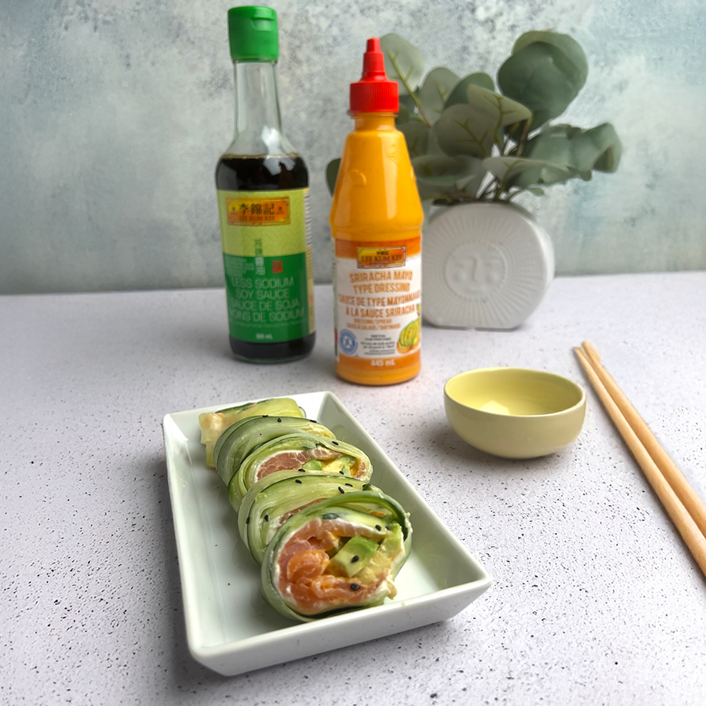 SMOKED SALMON CUCUMBER ROULADE S