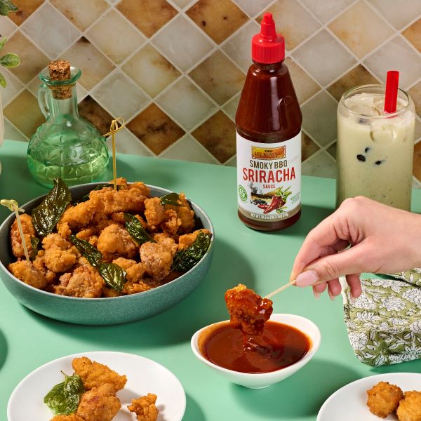 Smoky BBQ Flavored Sriracha Sauce for dipping