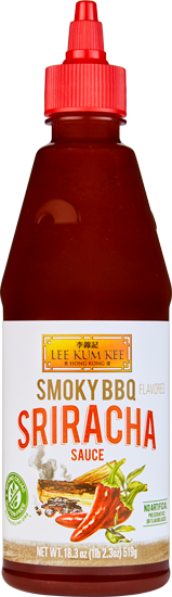 Smoky BBQ Flavored Sriracha Sauce Bottle