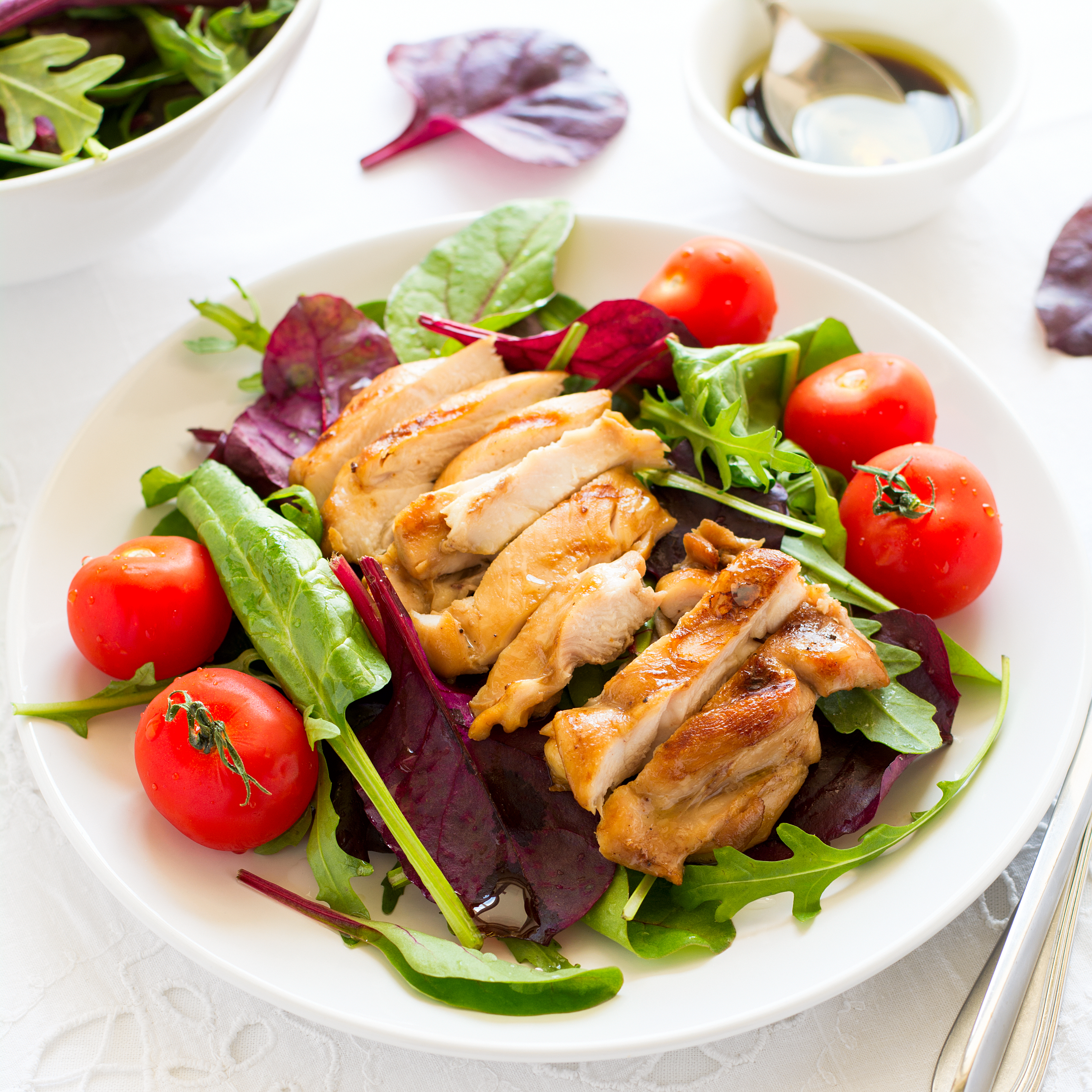 Soy and Honey Glazed Chicken Salad