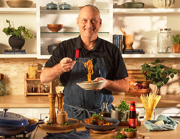 A spaghetti and meatballs recipe transformed with Lee Kum Kee oyster sauce.
