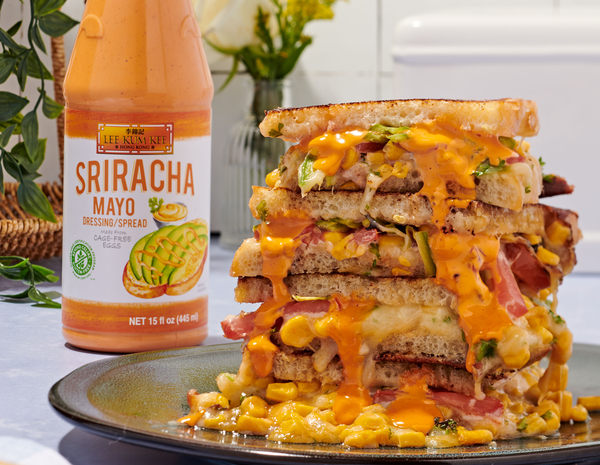 Spicy Korean Style Corn Grilled Cheese Recipe