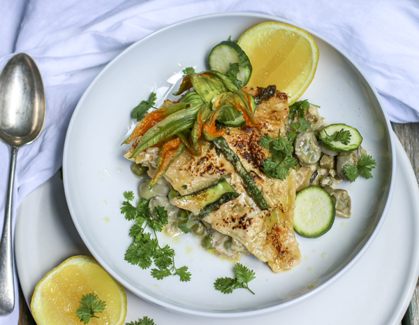 Spring Vegetable Lasagne Pie