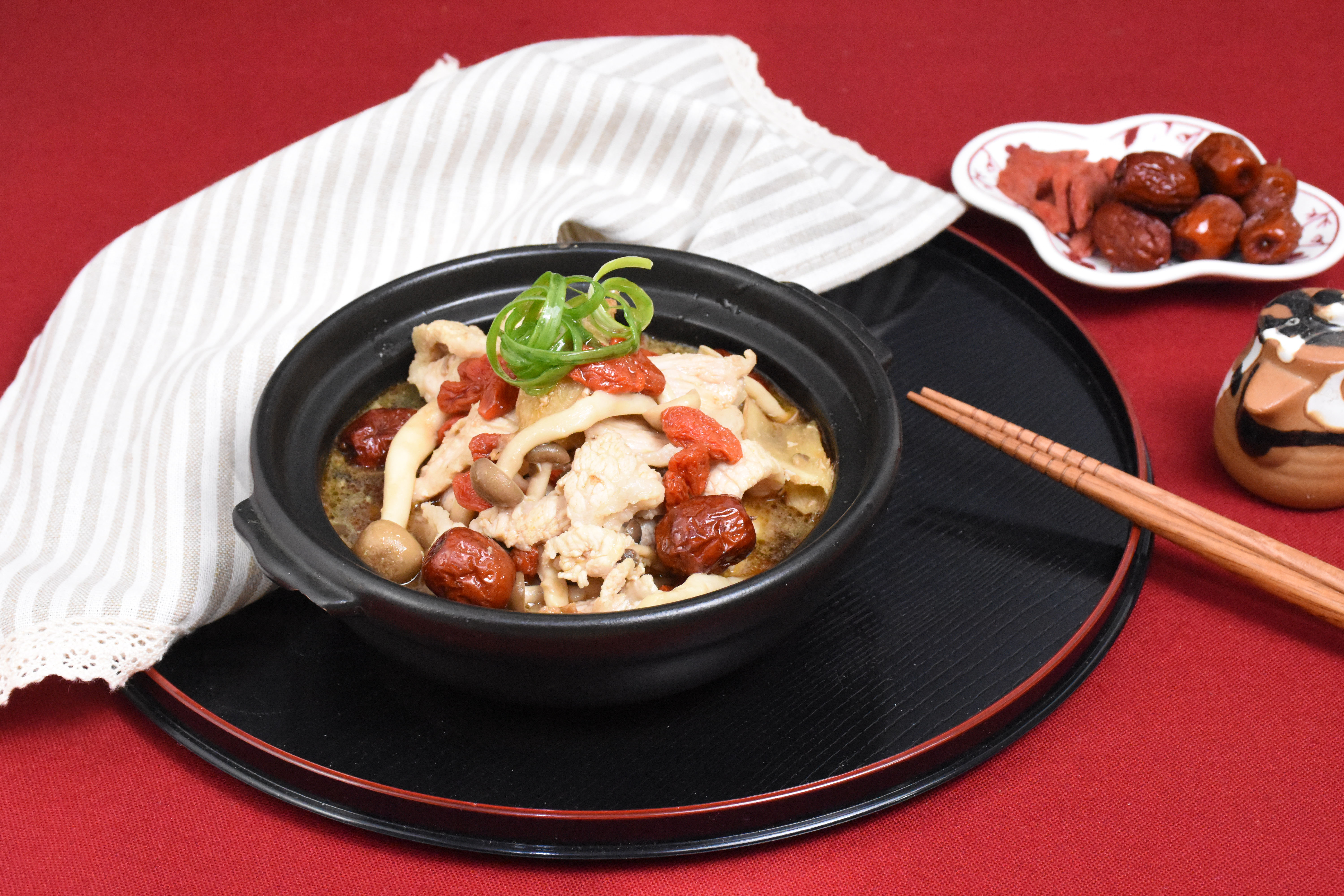 鴻運當頭（麻油枸杞松阪豬）