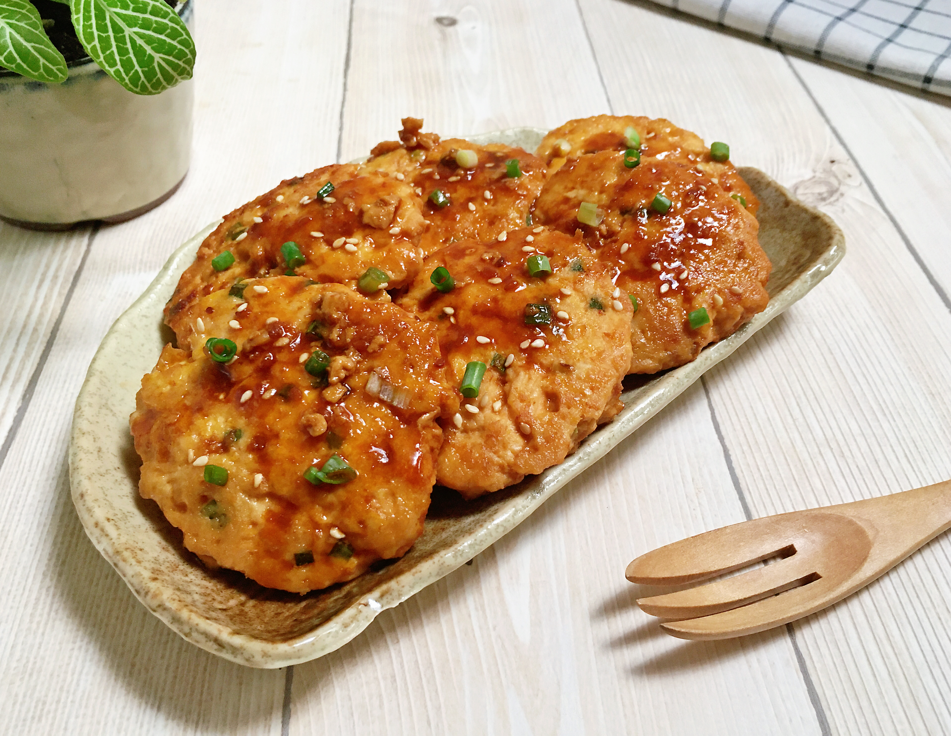 照燒雞肉豆腐排