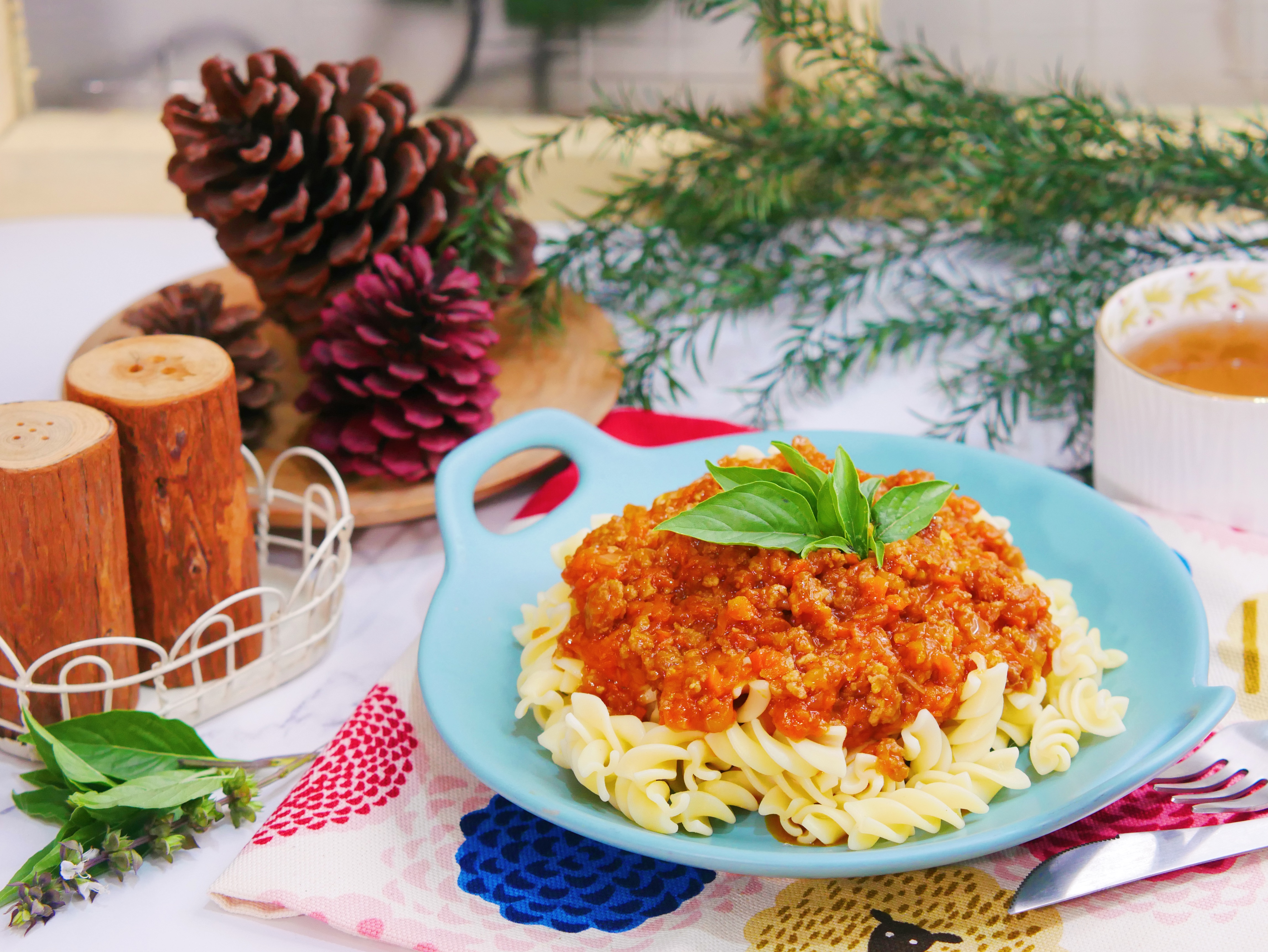 義式番茄肉醬螺旋麵