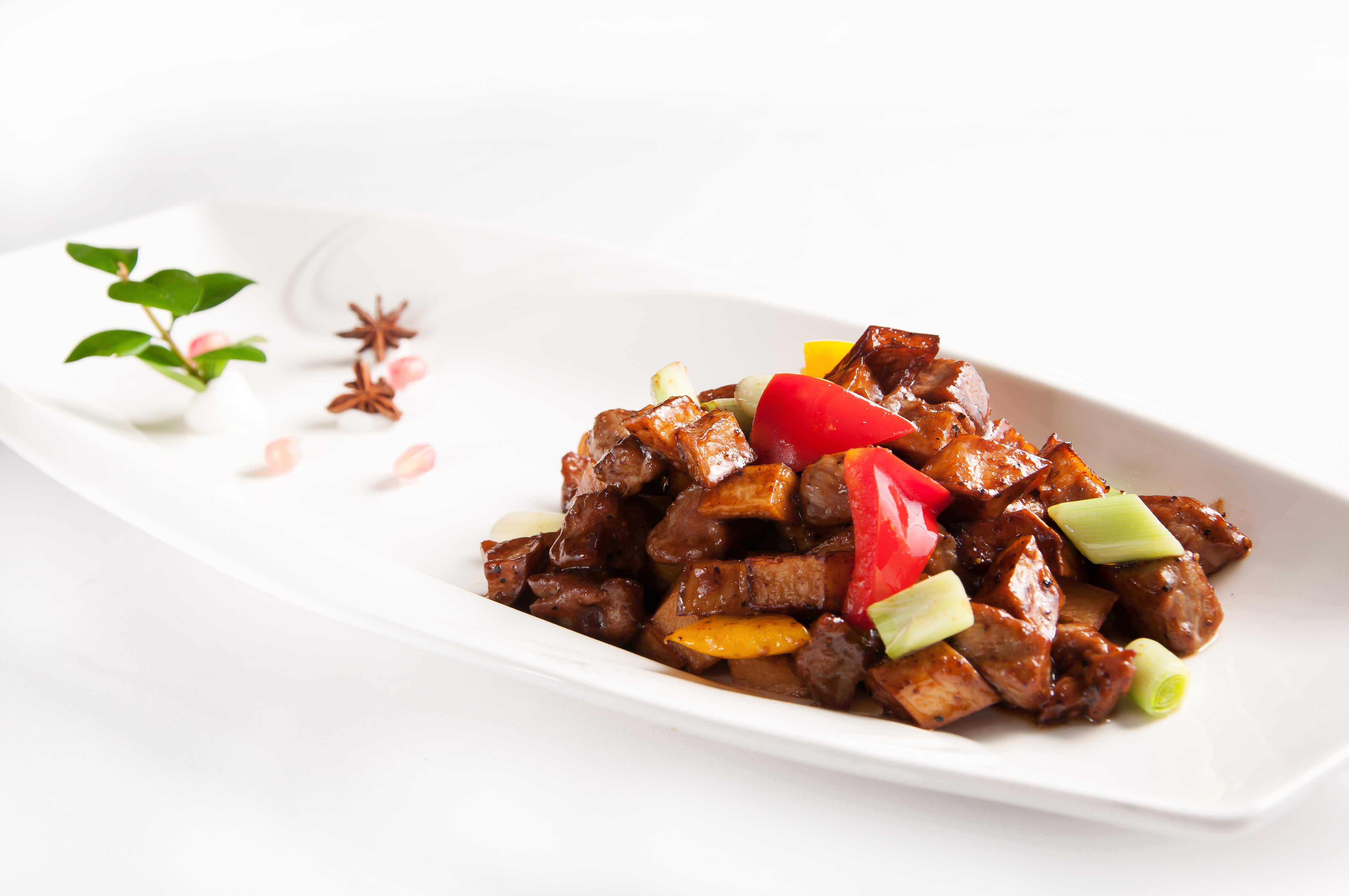 黑椒牛肉杏鮑菇