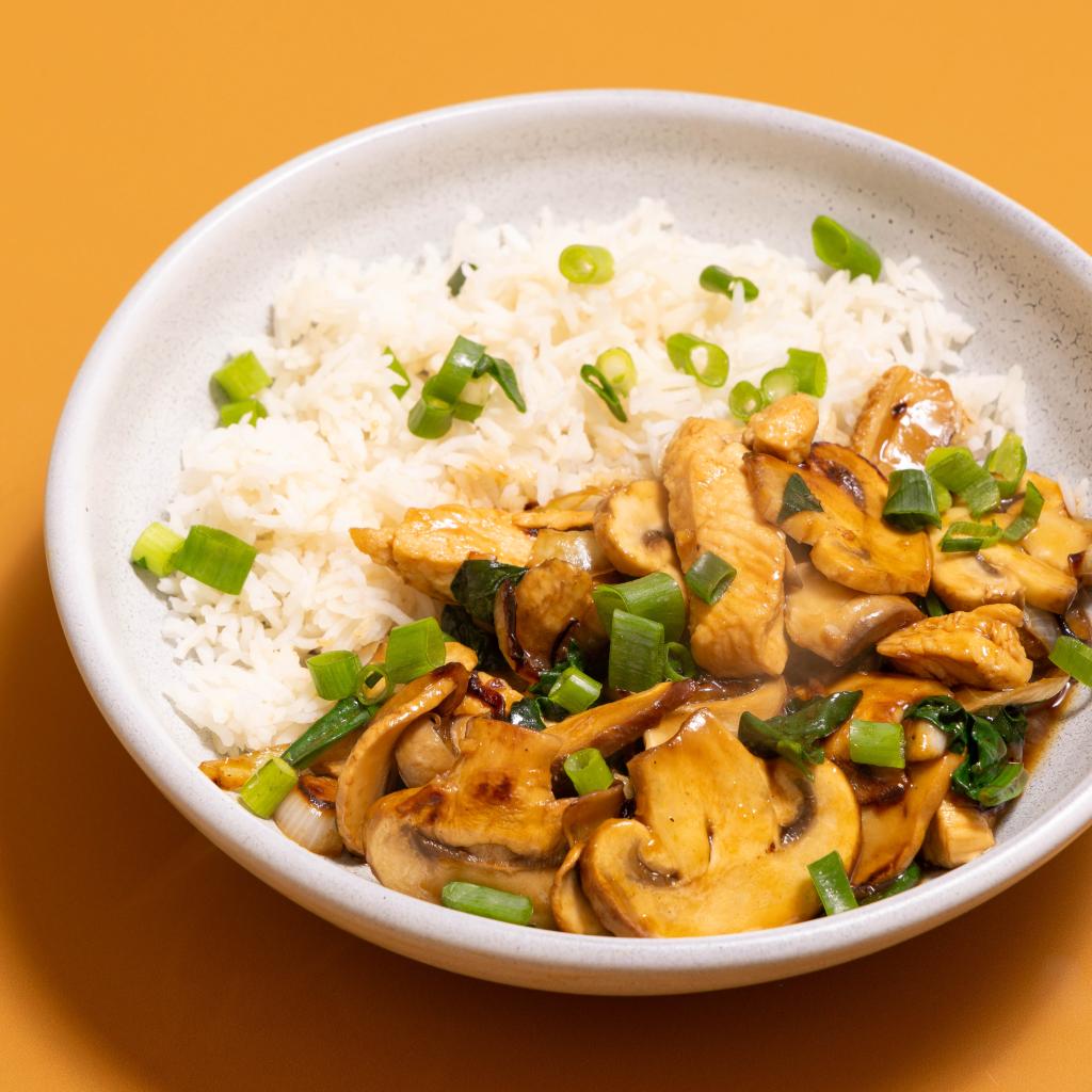 Stir-Fry Chicken with Mushrooms