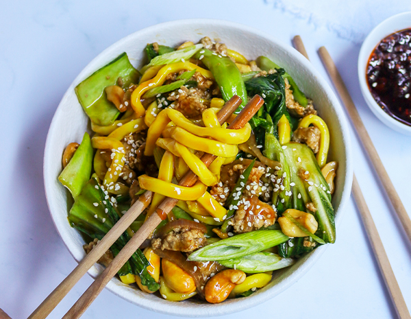 Teriyaki Pork  Cashew Noodles 2