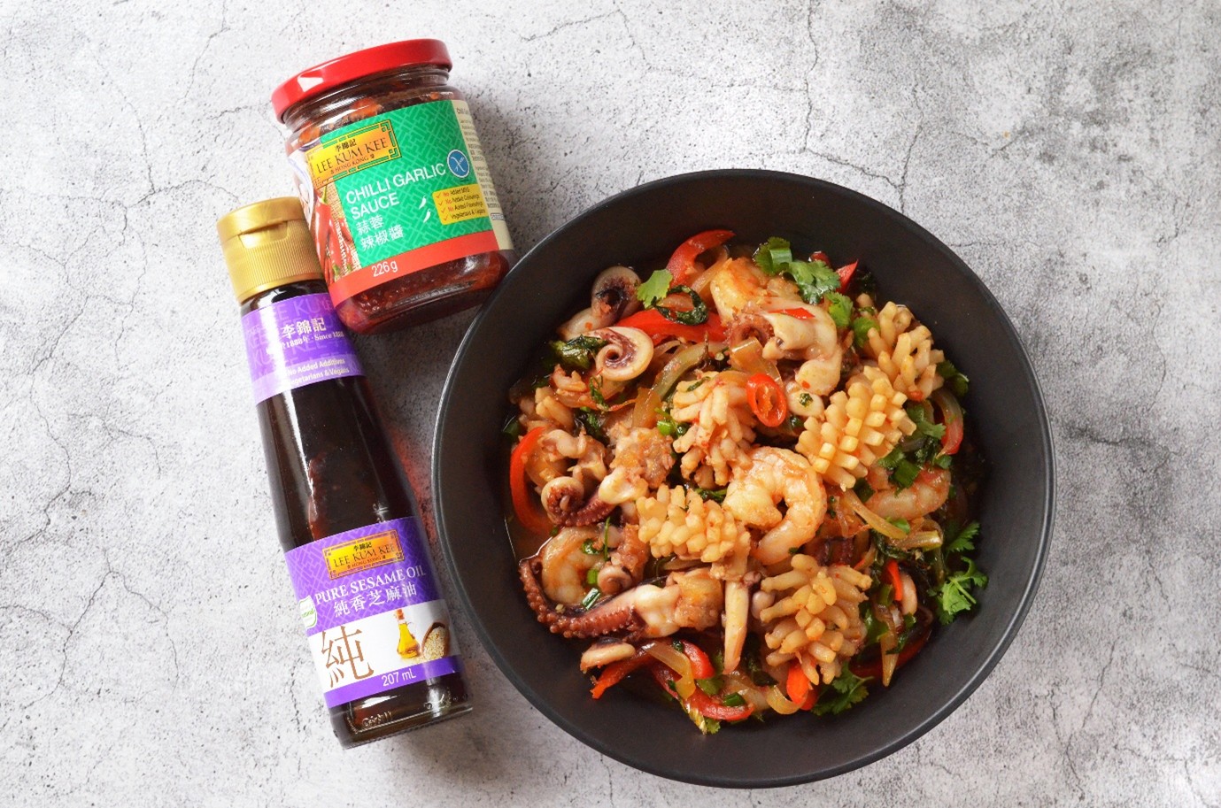 Thai Spicy Squid Stir-fry
