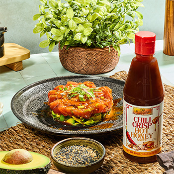Tuna Tartare Recipe with Chili Crisp Hot Honey