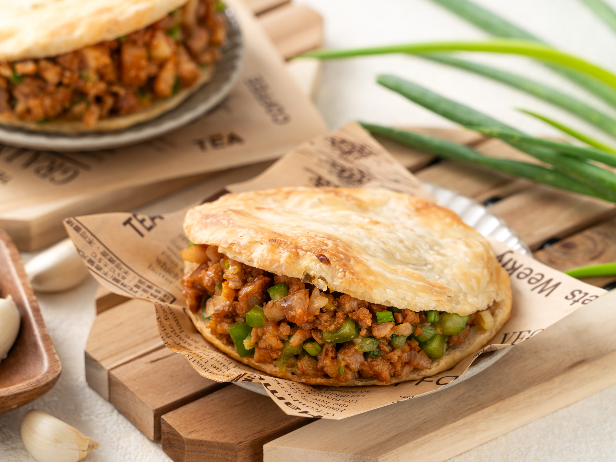 蜜汁燒肉肉夾饃