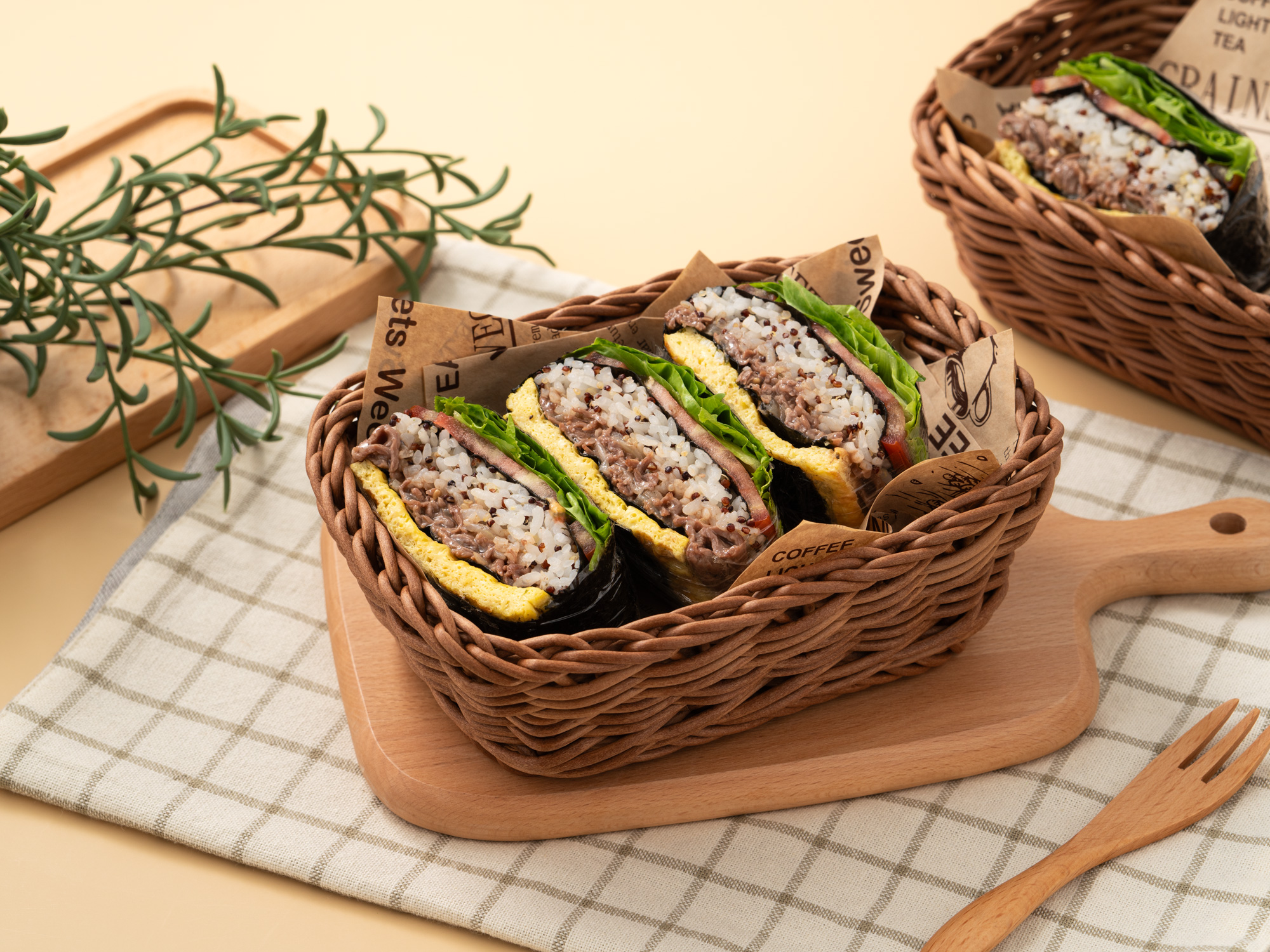 蠔油牛肉摺疊飯糰