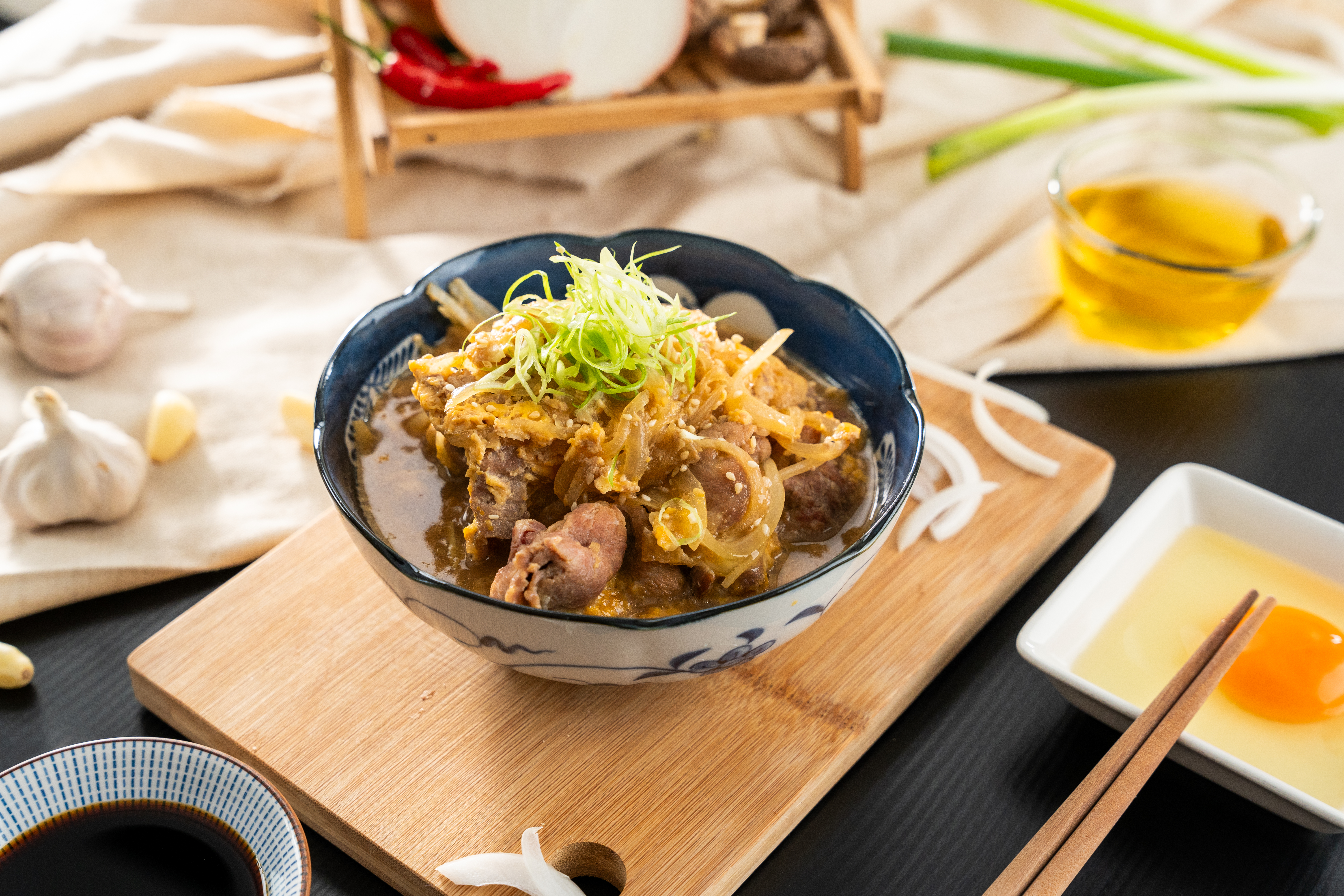 日式滑蛋豚肉燒 