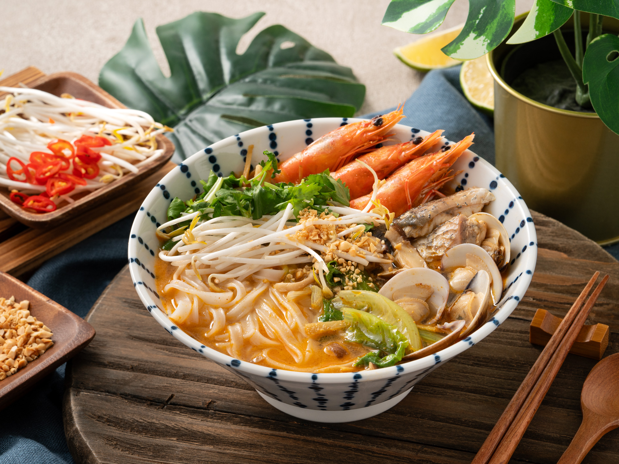 沙嗲海鮮什錦河粉