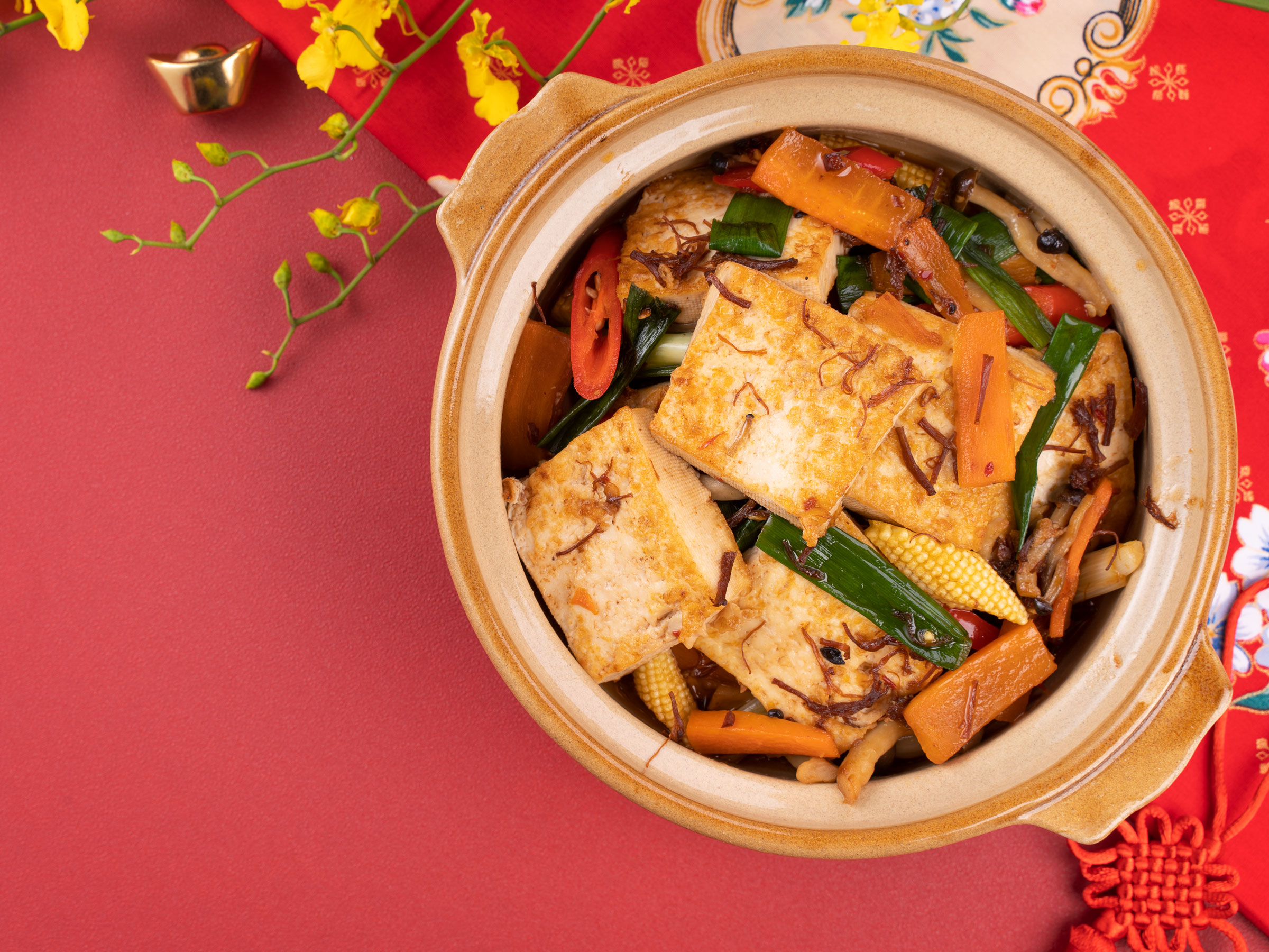 福星高照黃金磚 （XO醬燒豆腐）