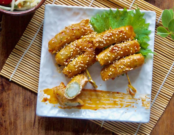 韓式年糕豬肉捲