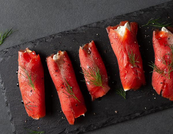 Recipe Smoked Salmon Roll-Ups