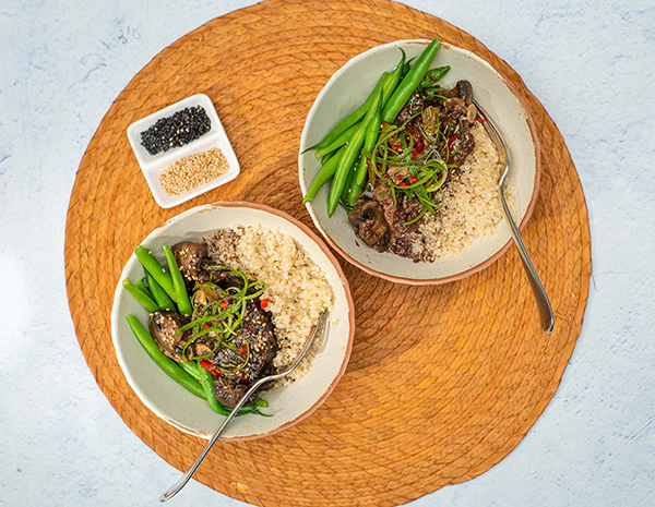 Web Res Slow Cooked Beef Cheeks with Quinoa Top-down Landscape