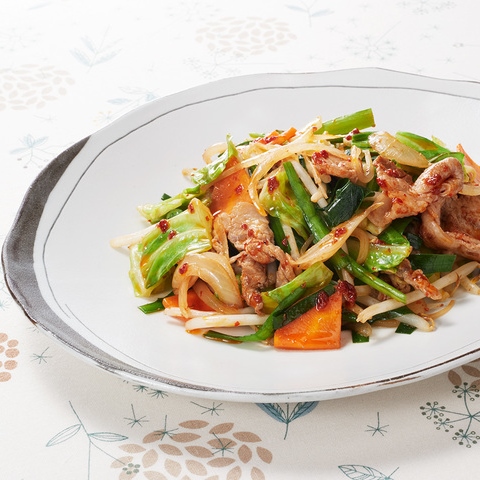 旨辛！ピリ辛！野菜炒め