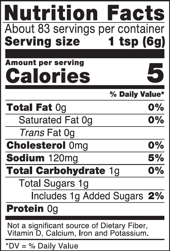 Yuzu Flavored Sriracha Chili 178oz NFT