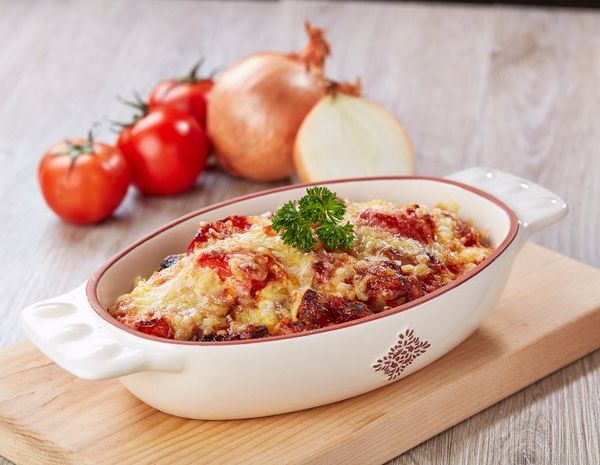 Babi potong panggang Hong Kong klasik dengan nasi