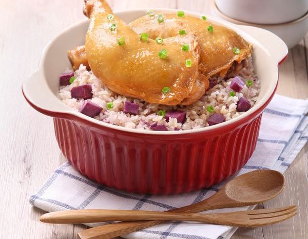 Nasi panggang drum stik – versi alat penanak nasi