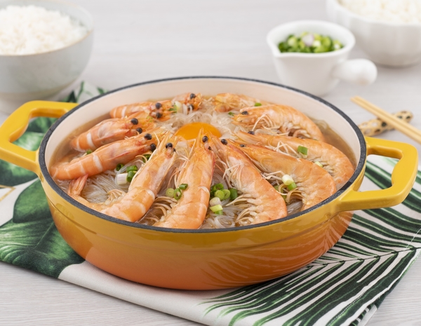 Udang dengan Bihun
