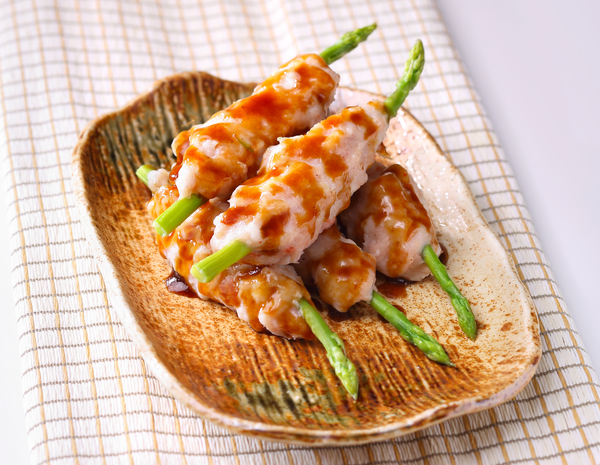 Asparagus Gulung Saus Tiram