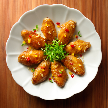 Sayap Ayam Goreng dengan Madu dan Kecap