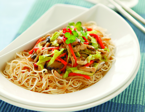 Bihun Goreng Abon babi