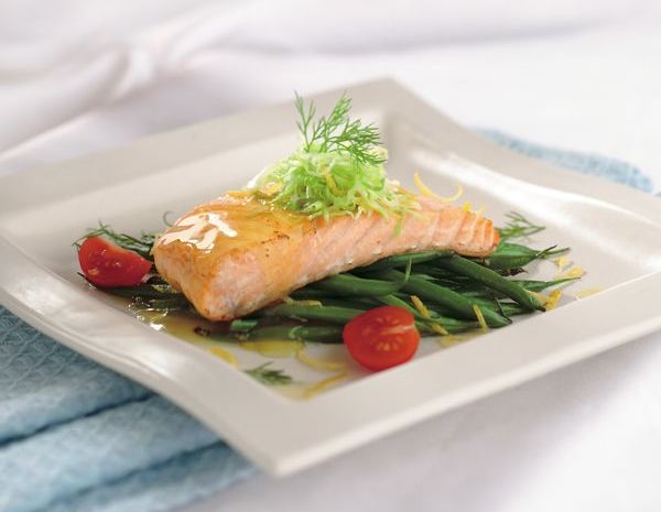 Salmon Panggang Saus Lemon