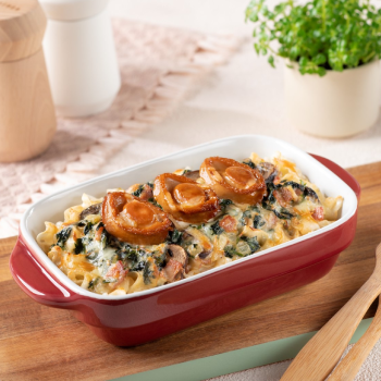 Baked Cheese and Abalone Noodles