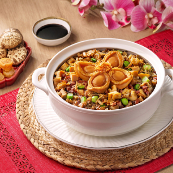 Abalone and Jinhua Ham Steamed Rice